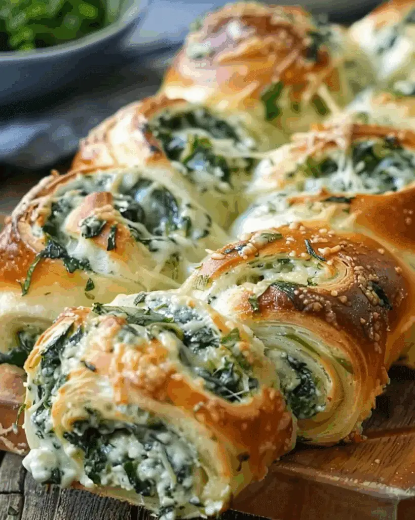 Spinach Artichoke Crescent Rolls