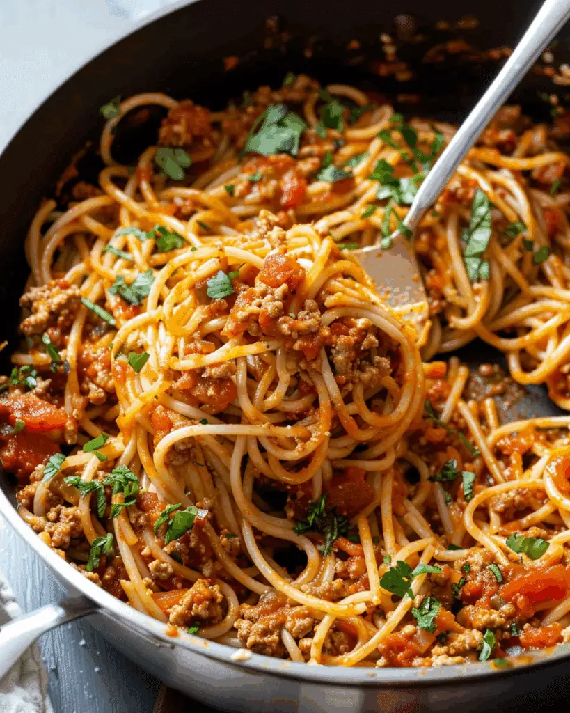 Taco Spaghetti (One-Pot Tex-Mex Fusion)