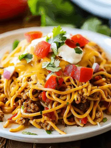 Taco Spaghetti (One-Pot Tex-Mex Fusion)