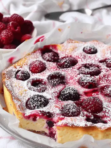 Protein-Rich Cottage Cheese Clafoutis with Berries