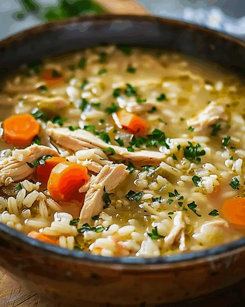 Cozy Chicken and Rice Soup