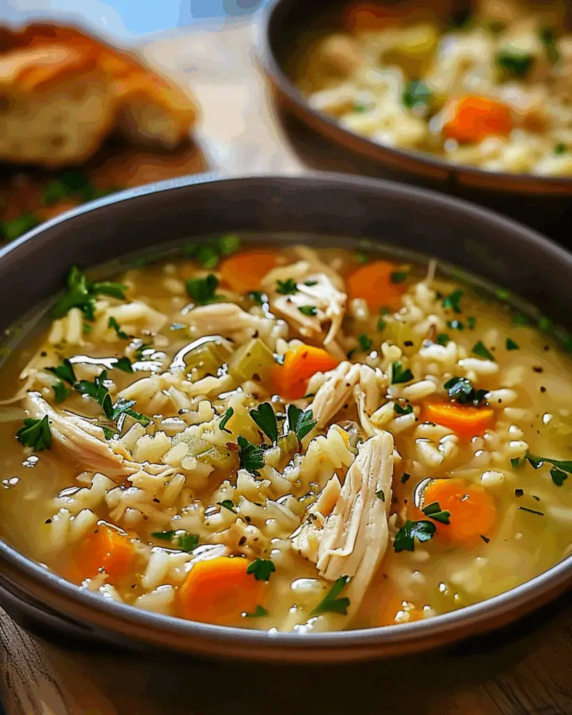 Cozy Chicken and Rice Soup