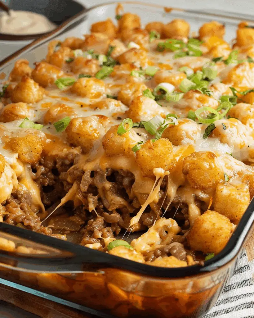Big Mac Tater Tot Casserole