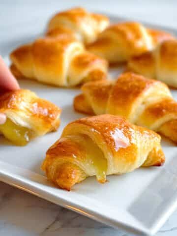 Apple Brie Crescent Roll Appetizer with Honey Recipe