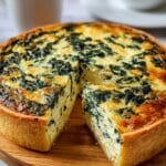 Cottage Cheese and Spinach Crustless Quiche Recipe