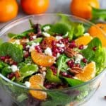 Winter Salad with Oranges, Pomegranate, Feta, and Candied Pecans Recipe