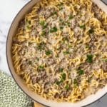 30-Minute Ground Beef Stroganoff Recipe