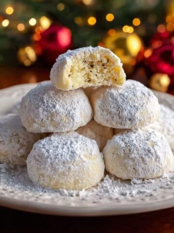 Lemon Cream Snowball Cookies Recipe
