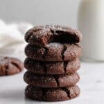 Chocolate Sugar Cookies with Melted Chocolate Dip Recipe