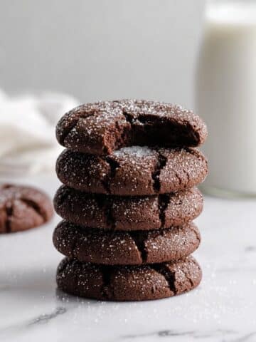 Chocolate Sugar Cookies with Melted Chocolate Dip Recipe