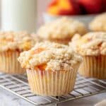 Peach Cobbler Muffins Recipe