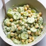 Cucumber Chickpea Dill Salad Recipe