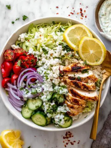 Greek Chicken Bowls Recipe