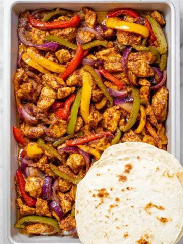 Sheet Pan Chicken Fajitas Recipe