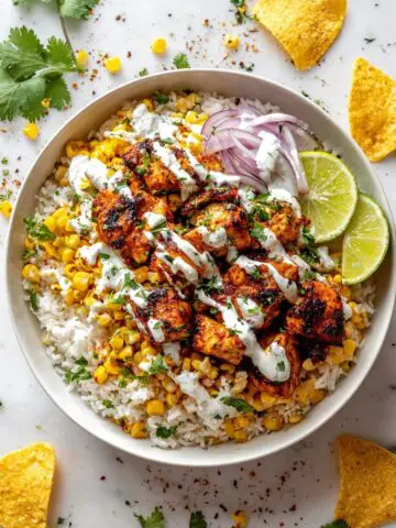 Street Corn Chicken Rice Bowl Recipe