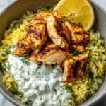 Easy Chicken Tzatziki Rice Bake Recipe