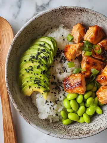 Teriyaki Salmon Sushi Bowl (GF) Recipe
