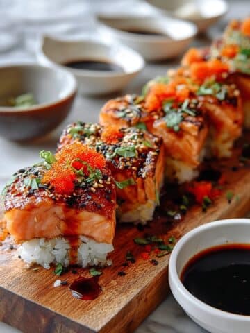 Spicy Salmon Sushi Bake Recipe