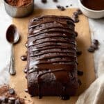 Chocolate Donut Bread with Milk Chocolate Ganache and Sugary Sugar Topping Recipe