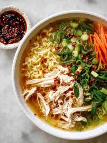 Aromatic Ginger Scallion Chicken Noodle Soup Recipe