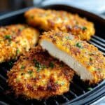 Air Fryer Parmesan Crusted Chicken Recipe