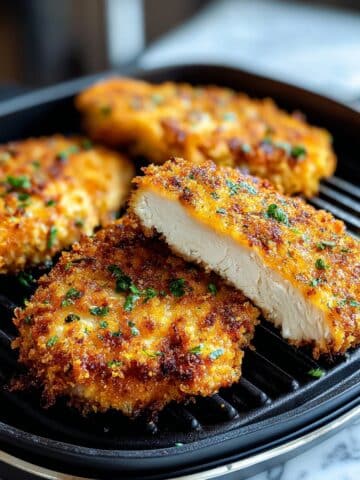 Air Fryer Parmesan Crusted Chicken Recipe