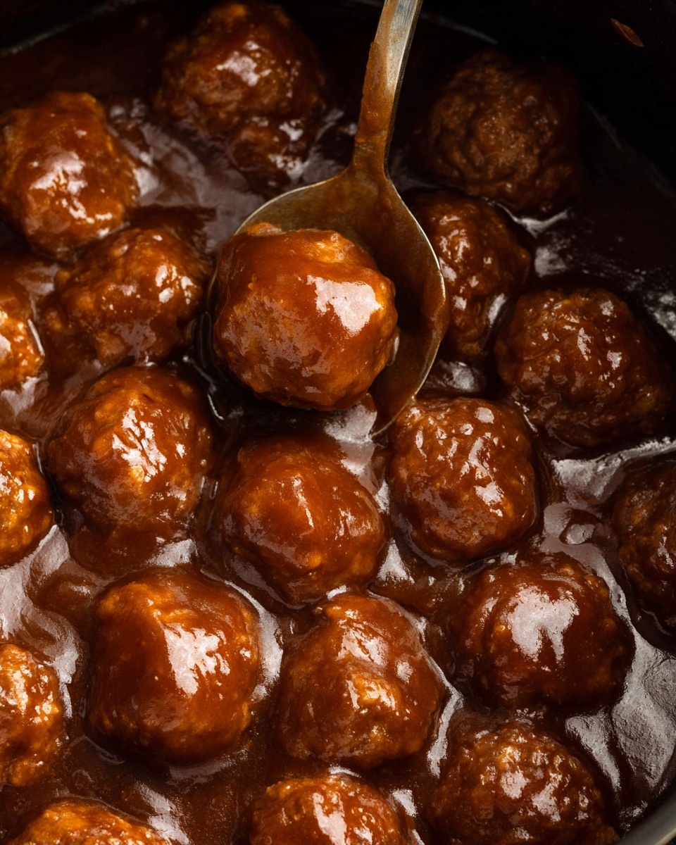 The image shows a white plate with a thick layer of smooth, creamy yellow mashed potatoes at the bottom. On top of the mashed potatoes, there are several round, brown meatballs covered in a shiny, rich brown sauce that drips slightly down the sides. Small green herb pieces are sprinkled on the meatballs and sauce. The plate sits on a white marbled surface with a soft-focused light background. Photo taken with an iphone --ar 4:5 --v 7