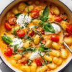 30 Minute Creamy Tomato Gnocchi with Burrata Recipe