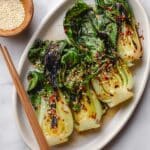 Quick Bok Choy with Garlic and Ginger Recipe