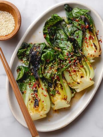 Quick Bok Choy with Garlic and Ginger Recipe
