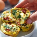 Spinach, Feta, and Sun-Dried Tomato Egg Muffins Recipe