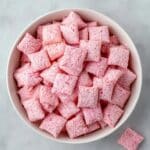 Easy Strawberry Shortcake Puppy Chow Recipe