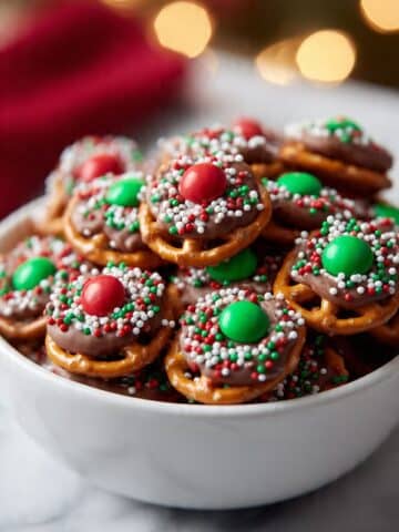 Rolo Pretzels with M&M Candies Recipe