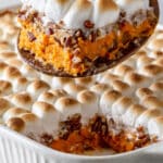 Sweet Potato Casserole with Marshmallows and Pecan Topping Recipe