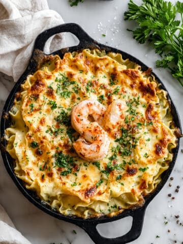 Seafood Lasagna with Lobster and Shrimp Recipe