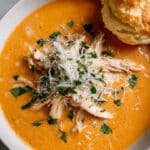 Crock Pot Creamy Chicken Parmesan Soup Recipe