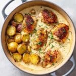 Chicken and Potatoes with Dijon Cream Sauce Recipe