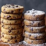 Espresso Shortbread Cookies with Toffee Chunks Recipe