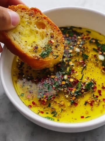 Olive Oil Bread Dip | Mouthwatering Bread Dipping Oil Recipe