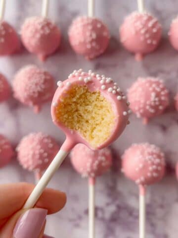 Starbucks Copycat Birthday Cake Pops Recipe