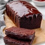 Chocolate Brownie Bread with Milk Chocolate Ganache Recipe
