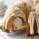 Snickerdoodle Bundt Cake with Cream Cheese Glaze Recipe
