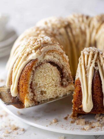 Snickerdoodle Bundt Cake with Cream Cheese Glaze Recipe