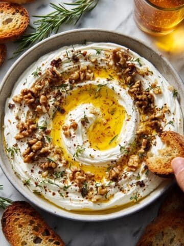 Spicy Ricotta Dip with Hot Honey Recipe