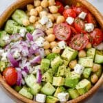 Chickpea Feta and Avocado Salad Recipe