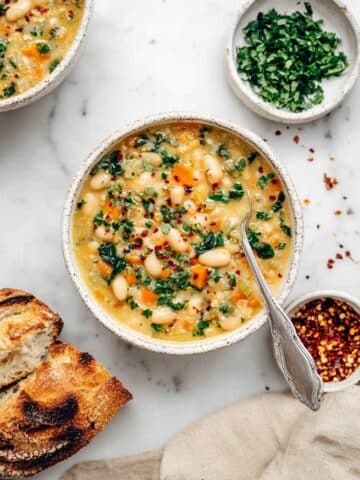Tuscan White Bean Soup Recipe