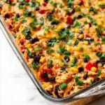 Easy Chicken Burrito Casserole Recipe
