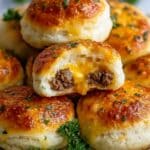 Garlic Parmesan Cheeseburger Bombs Recipe