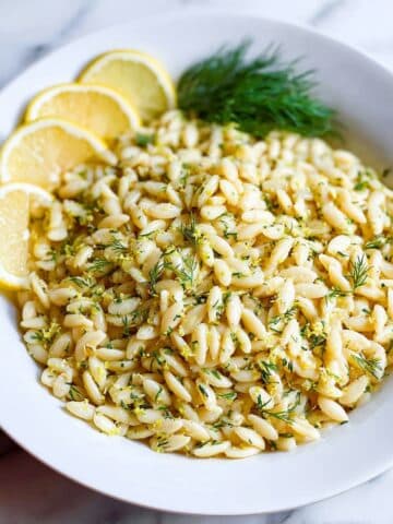 Greek Orzo with Lemon and Herbs Recipe
