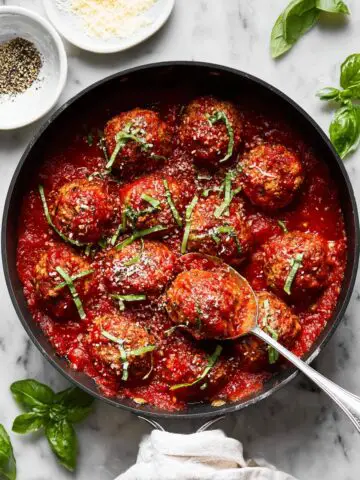 Baked Italian Meatballs Recipe